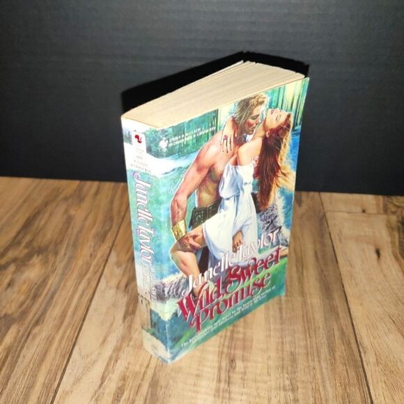 WILD SWEET PROMISE Janelle Taylor 1st Ed Paperback Historical Romance 1989 Book - Picture 4 of 4